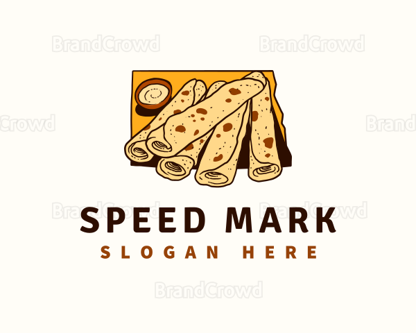 North Dakota Lefse Food Logo