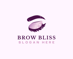 Fashion Beauty Eyelash logo design