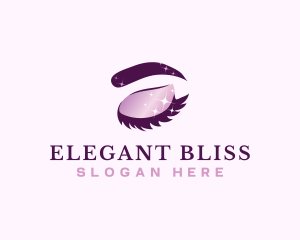 Microblading - Fashion Beauty Eyelash logo design