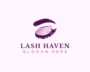 Fashion Beauty Eyelash logo design