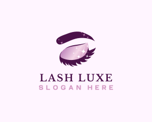 Fashion Beauty Eyelash logo design