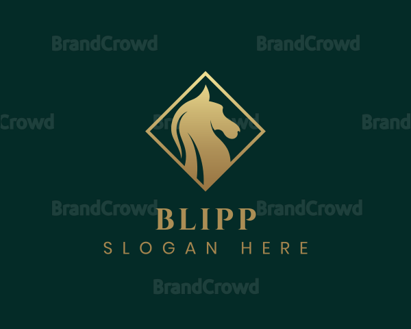 Luxury Stallion Horse Logo