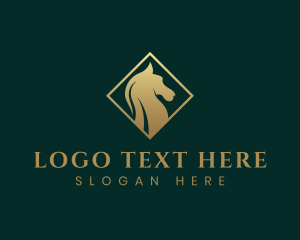 Upmarket - Luxury Stallion Horse logo design