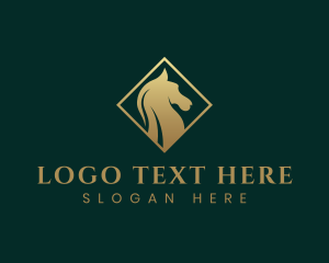 Stallion - Luxury Stallion Horse logo design
