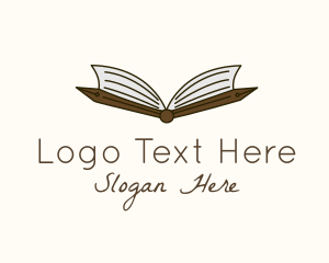 Pen - Academic Pen Book logo design