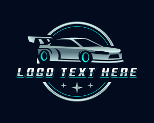 Garage - Racing Car Detailing logo design