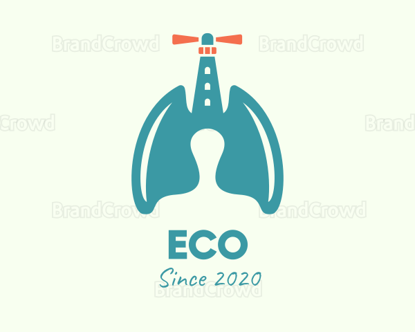 Lung Lighthouse Beacon Logo
