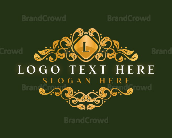 Elegant Ornament Floral Logo