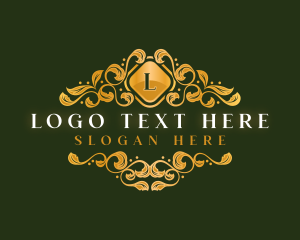Classic - Elegant Ornament Floral logo design
