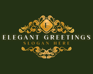 Elegant Ornament Floral logo design