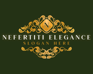 Elegant Ornament Floral logo design