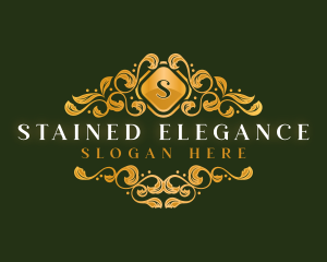 Elegant Ornament Floral logo design