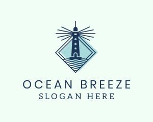 Nautical - Nautical Lighthouse Ocean logo design