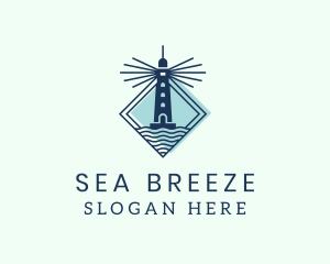 Nautical - Nautical Lighthouse Ocean logo design