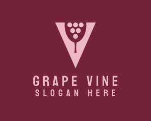 Grapes - Abstract Grape Wine logo design