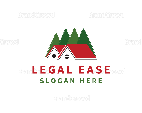 House Building Forest Logo