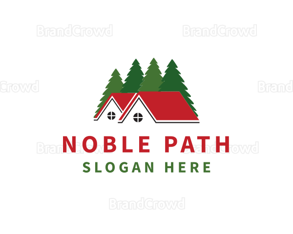 House Building Forest Logo