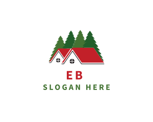 House Building Forest Logo