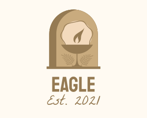 Brown - Brown Tomb Candlelight logo design