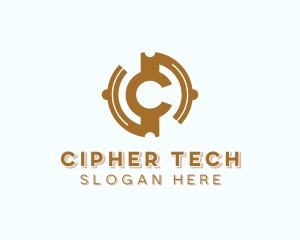 Cryptography - Digital Crypto Tech logo design