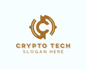 Crypto - Digital Crypto Tech logo design