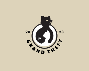 Veterinarian - Cat Mother Kitten logo design