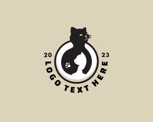 Cat Mother Kitten Logo