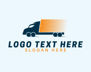 Vechicle - Express Delivery Truck logo design