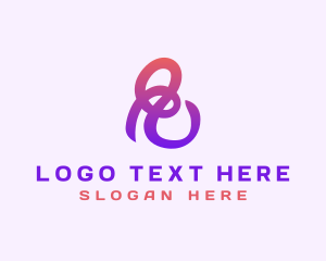 Beauty - Cursive Letter E Badge logo design