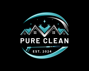 Power  Wash Cleaning logo design