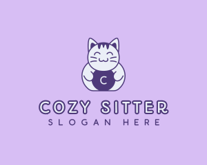 Pet Kitty Cat logo design