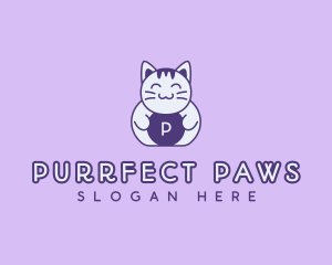 Kitty - Pet Kitty Cat logo design