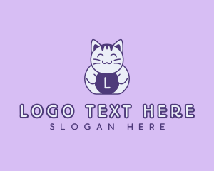 Pet Kitty Cat Logo