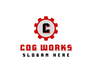 Automotive Cog Gear logo design