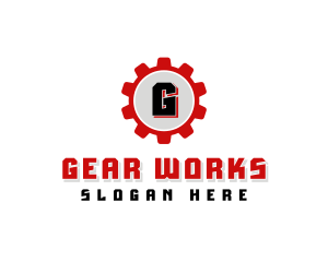 Automotive Cog Gear logo design