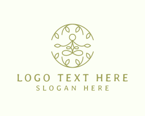 Leaf Yoga Wellness Logo