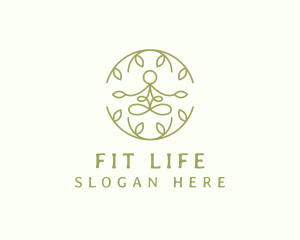 Rehabilitation - Leaf Yoga Wellness logo design