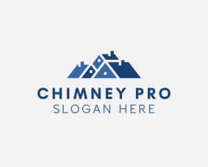 Chimney - House Chimney Roofing logo design