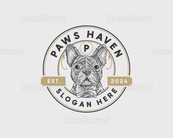 Dog Bulldog Pet Logo