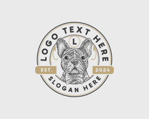 Dog Bulldog Pet logo design