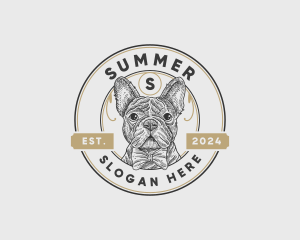 Dog Bulldog Pet Logo