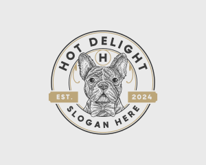 Dog Bulldog Pet logo design