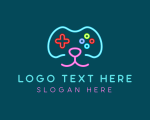 Tournament - Gaming Dog Face logo design