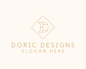 Luxury Letter D logo design