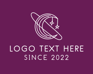 Tarot - Galaxy Moon Orbit logo design