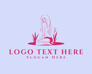 Lingerie - Nude Underwear Feminine logo design