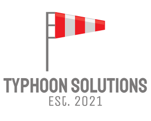 Typhoon - Windsock Air Forecast logo design