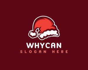 Christmas Santa Hat Logo