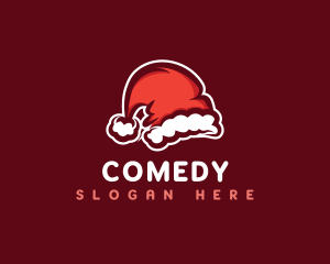 Santa Claus Hat - Christmas Santa Hat logo design