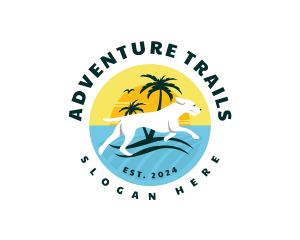 Beach Dog Resort logo design